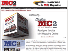 Tablet Screenshot of mc2magazine.com